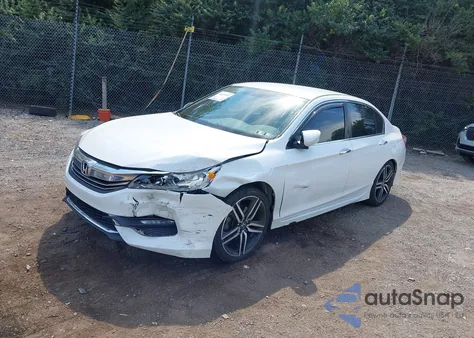 2017 Honda Accord Sport from USA, damaged, VIN 1HGCR2F50HA013520